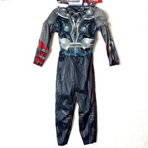 NEW DISGUISE Thor Marvel The Avengers Jumpsuit Halloween Costume Child S 4-6